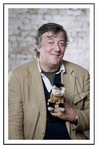 Stephen Fry adopts Joey the monkey